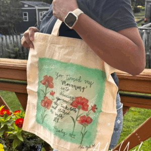 Hand Painted Tote-Psalm 30:11